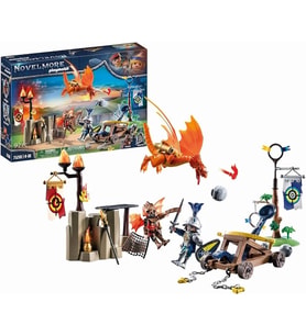 PLAYMOBIL Novelmore 71210 Novelmore ve Burnham Raiders - Turnuva sahası, 4 yaşından büyük çocuklar i (Çok Renkli)