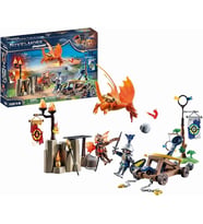 PLAYMOBIL Novelmore 71210 Novelmore ve Burnham Raiders - Turnuva sahası, 4 yaşından büyük çocuklar i (Çok Renkli)