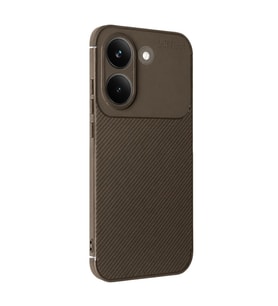 Xiaomi Poco X8 Pro Auto Focus Karbon Kapak - Kahverengi