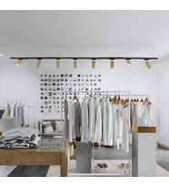 MYLİGHTS RAY SPOT ESKİTME 8Lİ  LED SPOT 2 MT RAY ÜZERİNDE GÜN IŞIĞI LEDLİ (Siyah)