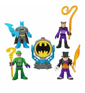 HFD47 Imaginext, Bat-Tech Bat-Signal Figür Seti, DC Super Friends