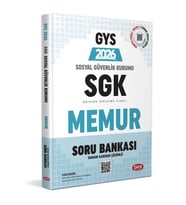 2026 SGK Memur Soru Bankası Data Yayınları