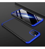 Apple iPhone 11 Pro Uyumlu Kılıf Zore Ays Kapak (Siyah-Gold)