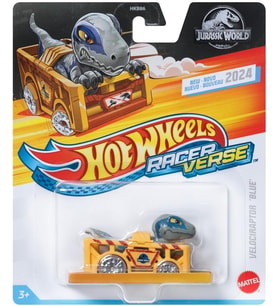 Hot Wheels Racerverse Velociraptor Mavi Raptor Muhafaza Kafesi 1:64 Diecast Araç