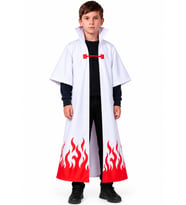 Çocuk Minato Namikaze Cosplay Pelerini