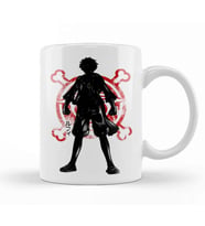 Crimson Luffy Kupa Bardak Porselen