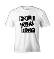 Fall Out Boy - Blocks Beyaz Erkek Tshirt