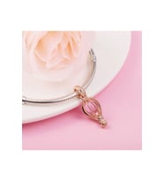 Parıltılı Pembe Sıcak Hava Balonu Sallantılı Charm