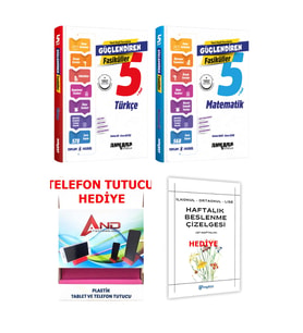 Ankara Yayıncılık 2025-2026 Müfredat 5 Sınıf Türkçe-Matematik Geliştirici Set Konu+Etkinlik+Ödev Testleri+Soru Bankası (Çok Renkli)