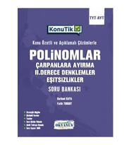 Okyanus Yayınları Ayt Polinomlar Çarpanlara Ayırma Iı. Derece Denklemler Ve Eşitsizlikler Konutik Soru Bankası 
