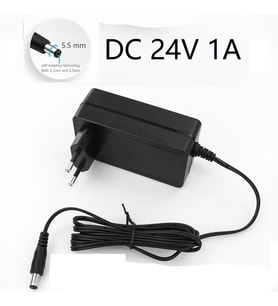 2 Adet DC 24V 1A Nem Nozülü Adaptörü