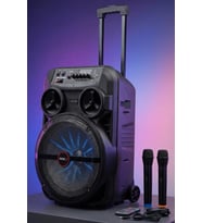 Midex 280 Watt Portatif Taşınabilir Karaoke Eğlence Mikrofonlu Ses Sistemi MXR-280 (Bluetooth Kayıt Usb Şarjlı)