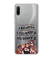 Huawei P30 Lite Uyumlu Stranger Things Desenli Şeffaf Telefon Kılıfı