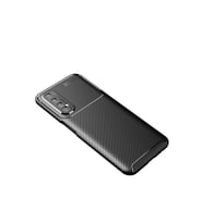 Realme 7 Kılıf Auto Fus Karbon Kapak - Siyah