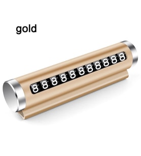 Oto Çevirmeli Numaratör Aliminyum Kasa Telefon Numaratörü Gold Renk Metal Kasa Sınırsız Kullanım