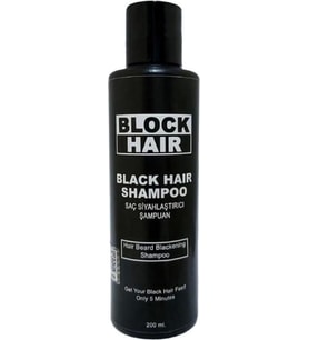 Block Hair Saç Koyulaştırıcı Siyahlaştırıcı Bakım Şampuanı 200ML