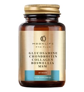 Moonlife Glucosamine Chondroitin Collagen Boswella MSM 60 Tablet