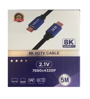 NTC-8003 8K Ultra HD 2.1V 7680x4320p Çözünürlük Destekli 5mt Hdmi Kablo
