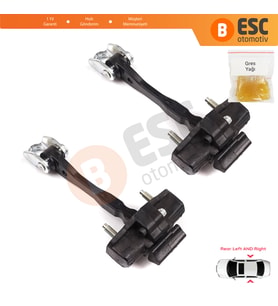 Fiat Bravo 198 Lancia Delta MK3 844 2008-2014 51805582 İçin 2 EA Arka Sağ ve Sol Kapı Gergi Yayı