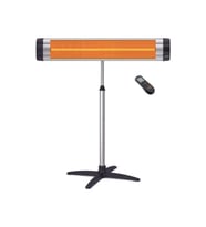Ufo Star/Uk 3000 W Kumandalı İnfrared Isıtıcı+Ayak (Siyah)
