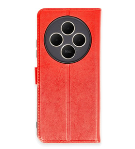 Redmi 14C Kılıf Trend S Plus Kapaklı Kılıf - Kırmızı