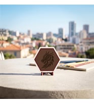 Ejderha Figürlü Modern Masaüstü Dekoratif Obje, Çalışma Alanlarınız İçin Özgün, Estetik ve Güçlü Bir Tasarım 10x10 cm, Açık Kahve