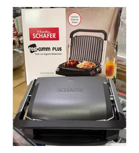 Schafer Tostçumm Plus Tost Ve Izgara Makinesi Siyah