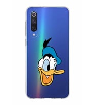 Xiaomi Mi 9 Se Uyumlu Kapak Donald Duck Tasarımlı Şeffaf Silikon Kılıf