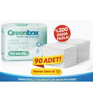 Greenbox Yetişkin Yatak Koruyucu Alt Açma Örtü 60x90 CM Adet 90 Adet