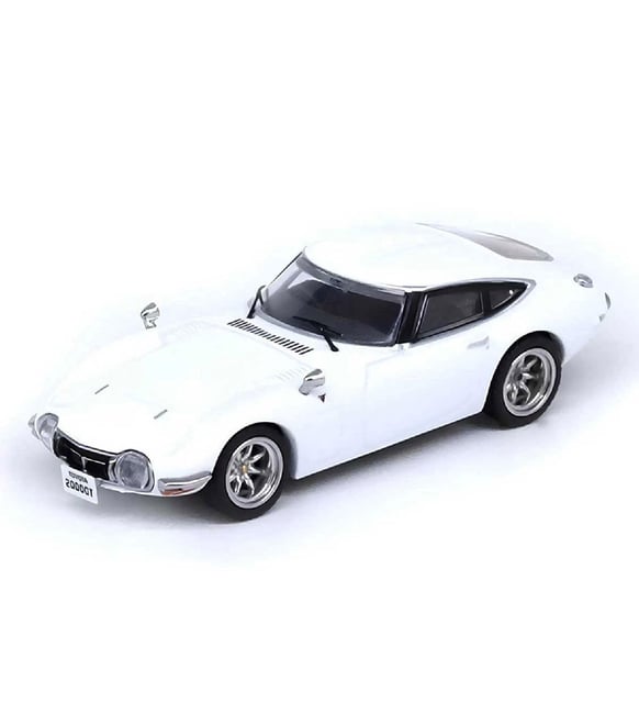 1:64 Diecast Toyota 2000GT MF10 White Inno Model Araba