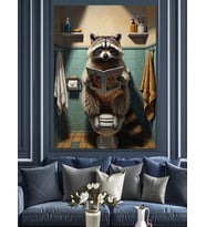 Şantiye Sahasında Büyük Sarı Ekskavatör Dekoratif Kanvas - Mdf Ahşap Tablo