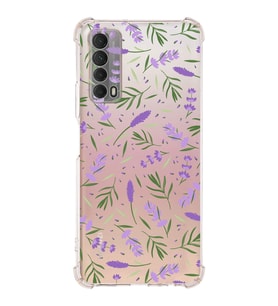 PrintiFy Huawei P Smart 2021 Uyumlu Water Color 3 Baskılı Şeffaf Köşe Korumalı Antişok Kılıf