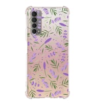 PrintiFy Huawei P Smart 2021 Uyumlu Water Color 3 Baskılı Şeffaf Köşe Korumalı Antişok Kılıf