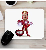 Demir Adam Karikatürlü Mouse Pad