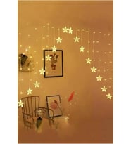 Sarkıt Yıldız Model Yılbaşı Dekoratif Led 16 Yıldız Model (Sarı)
