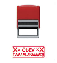Ödev Tamamlanmamış Öğretmen Kaşesi (Kırmızı)