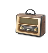 Bluetooth Fm Nostaljik Hoparlör Usb Tf - Kahverengi RXBT88