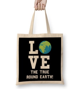 Love The True Round Earth Bez Çanta Uzun Saplı