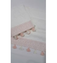 Safir Saçaklı El Havlusu 50x90 cm Krem