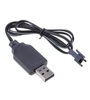 Uzak kumandalı oyuncak Hobi Oyuncak Araba için USB iki Pinli Siyah Soket 9.6 V 250mA Şarj Cihazı
