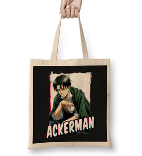 Attack On Titan Captain Levi Senpai Bez Çanta Uzun Saplı