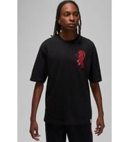 Nike Air Jordan Zion Sneaker School Mens Tee Black Grafik Baskılı Erkek Tişört Siyah