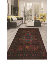 Dijital Kaymaz Taban Yıkanabilir Modern Renkli Salon Halısı Mutfak Halısı Yolluk ND-HT-916 (Çok Renkli)