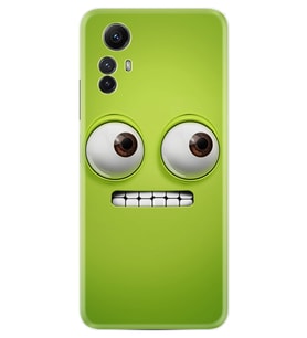 Xiaomi Redmi Note 12S Kılıf Resimli Desenli Silikon Platinium Series Green 1832
