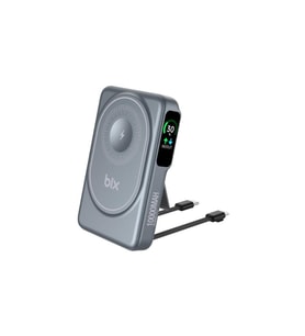 Tpb16 10.000 Mah Oled Ekranlı Manyetik Kablosuz Powerbank 20w Pd Hızlı Şarj Ve 15w Magsafe Gri