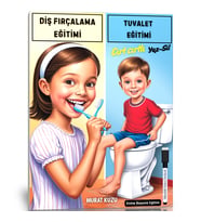 Çocuklara Tuvalet Eğitimi ve Diş Fırçalama Eğitimi YAZ-SİL Kitabı (Cırt Cırtlı)