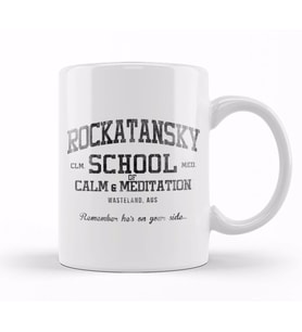 Mad Max Rocktansky School Of Calm Kupa Bardak Porselen