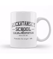 Mad Max Rocktansky School Of Calm Kupa Bardak Porselen