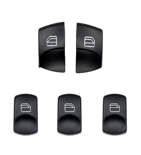 Mercedes Sprinter, Volkswagen Crafter için Cam Düğme Kapağı-5'Li Set