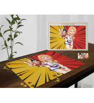 BK Gift Kişiye Özel Sevgililer Karikatürlü 1000 Parça Profesyonel Puzzle-17